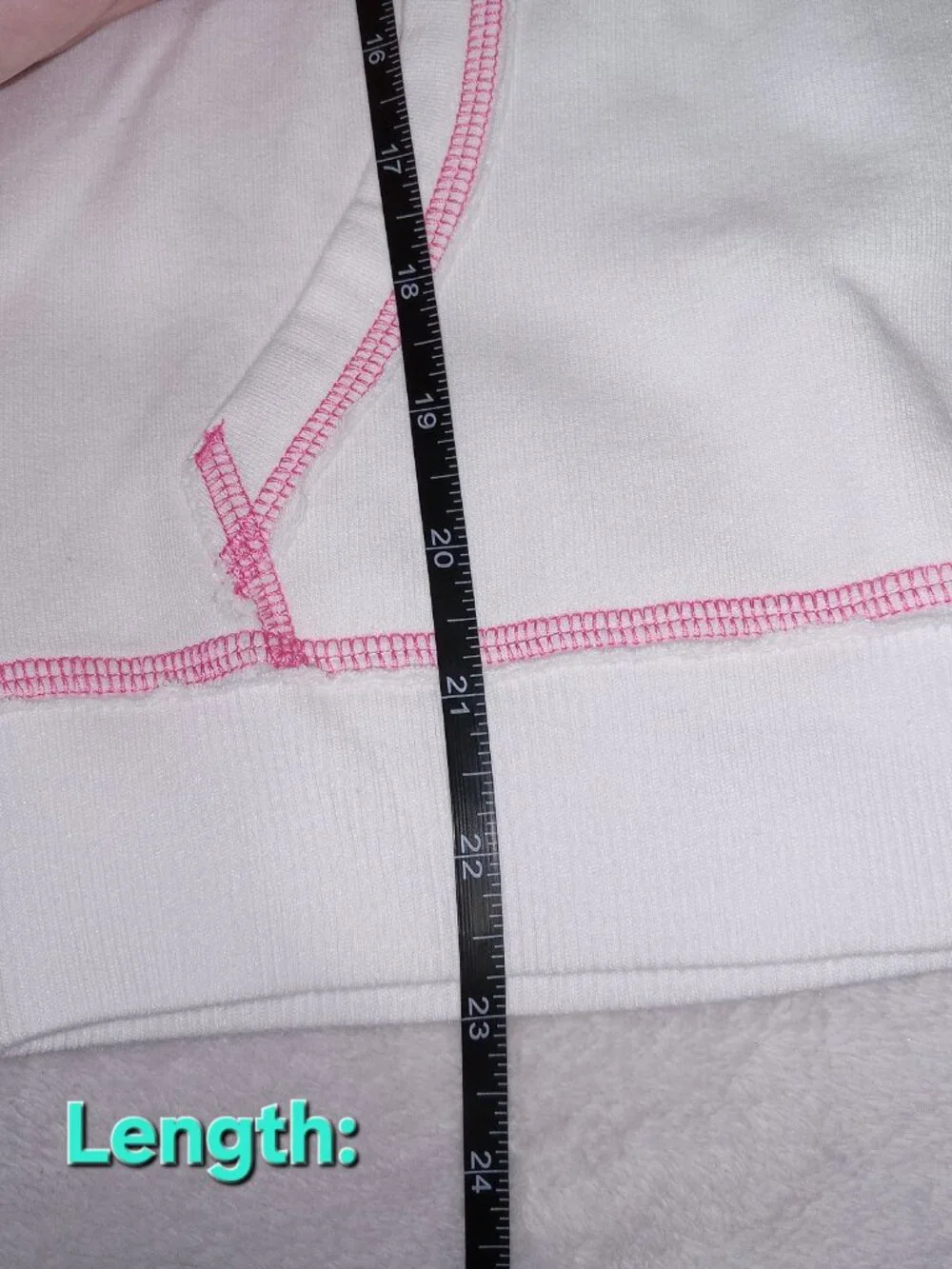 Disney Parks Princess Hoodie Girls Large 10/12 NWT White Pink Walt Disney World